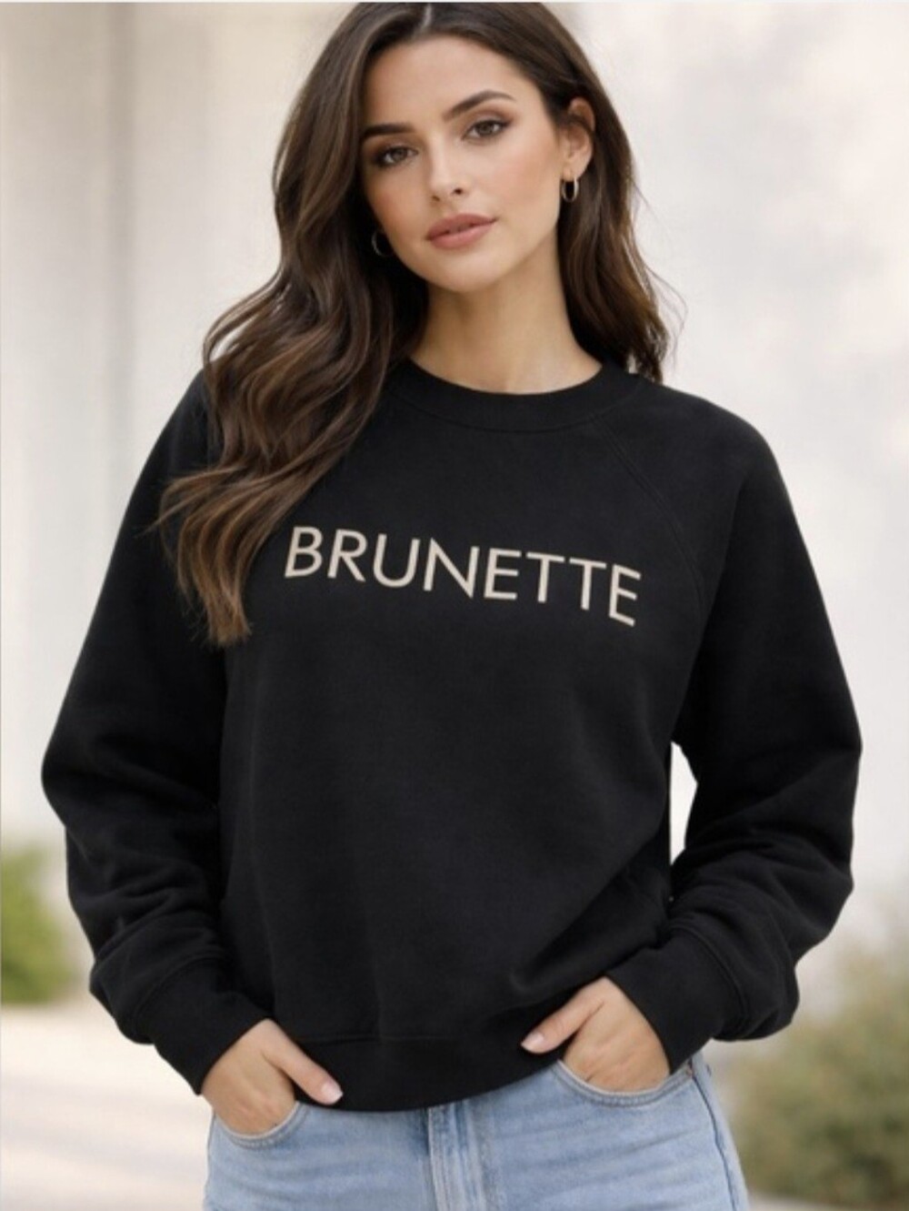 Black Crewneck Sweatshirt